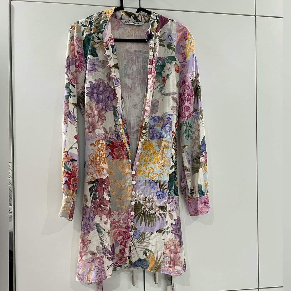 Zara Multicolor Floral Dress
